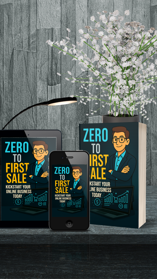 ZERO TO FIRST SALE: The Ultimate Beginner's Blueprint to Making Real Money Online—Without Experience or Tech Skills